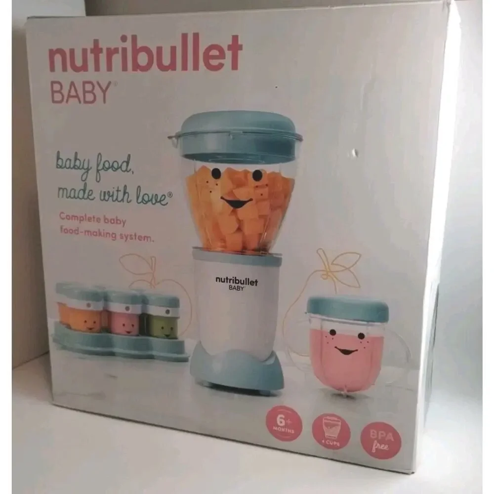 Nutribullet Baby Bullet Complete Blender Food Making System Kit NBY50100P